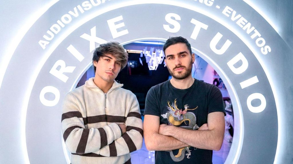 Gael y Álvaro, fundadores de Orixe Studio en Caldas de Reis